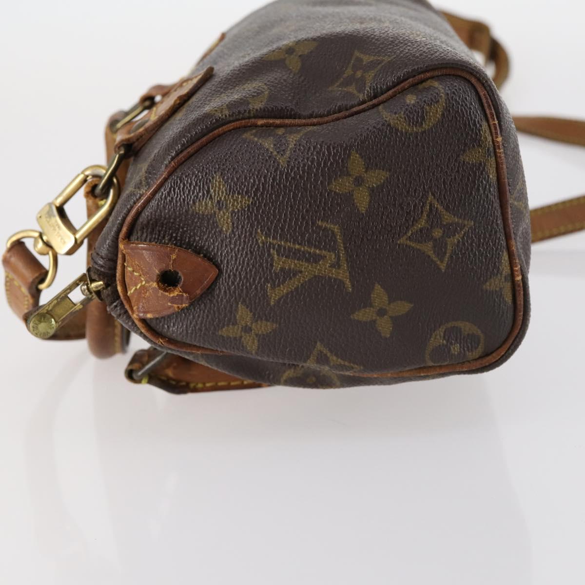 LOUIS VUITTON Monogram Mini Speedy Bandouliere Japon 88 Bag M99014 Auth 145399