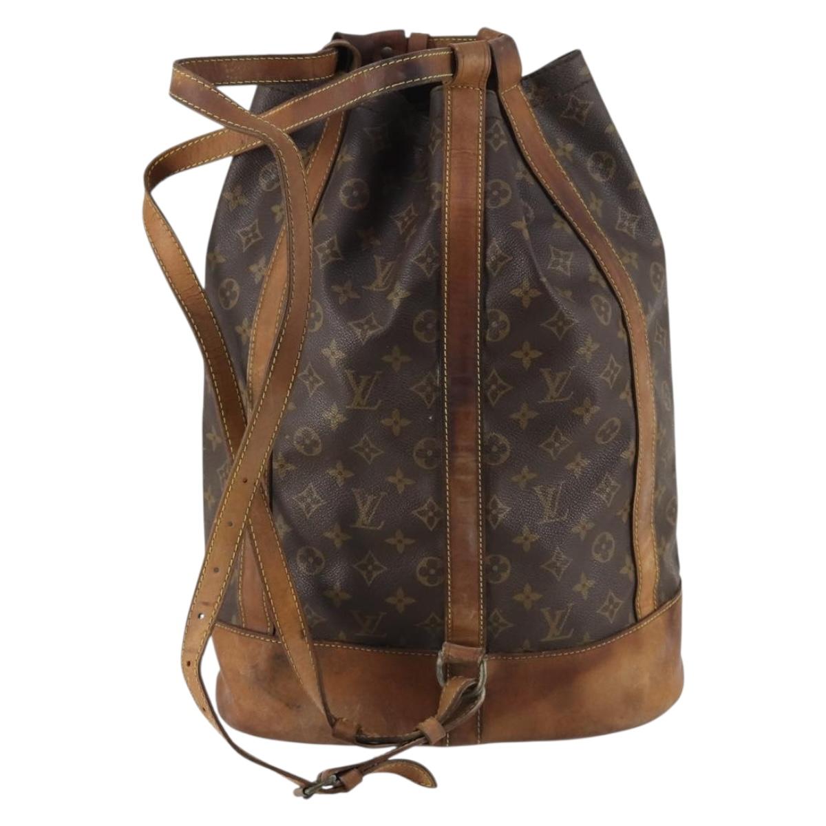 LOUIS VUITTON Monogram Randonnee GM Shoulder Bag M42244 LV Auth 145402