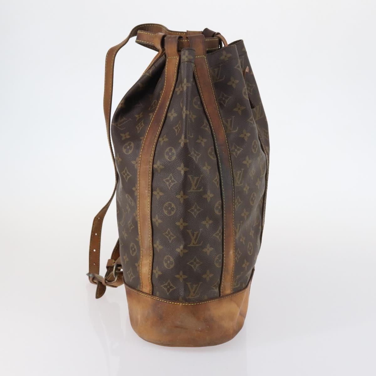 LOUIS VUITTON Monogram Randonnee GM Shoulder Bag M42244 LV Auth 145402