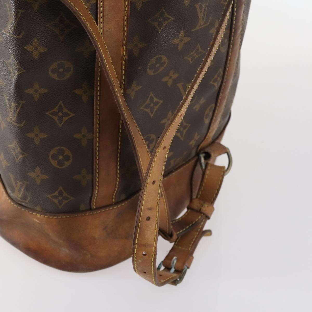 LOUIS VUITTON Monogram Randonnee GM Shoulder Bag M42244 LV Auth 145402