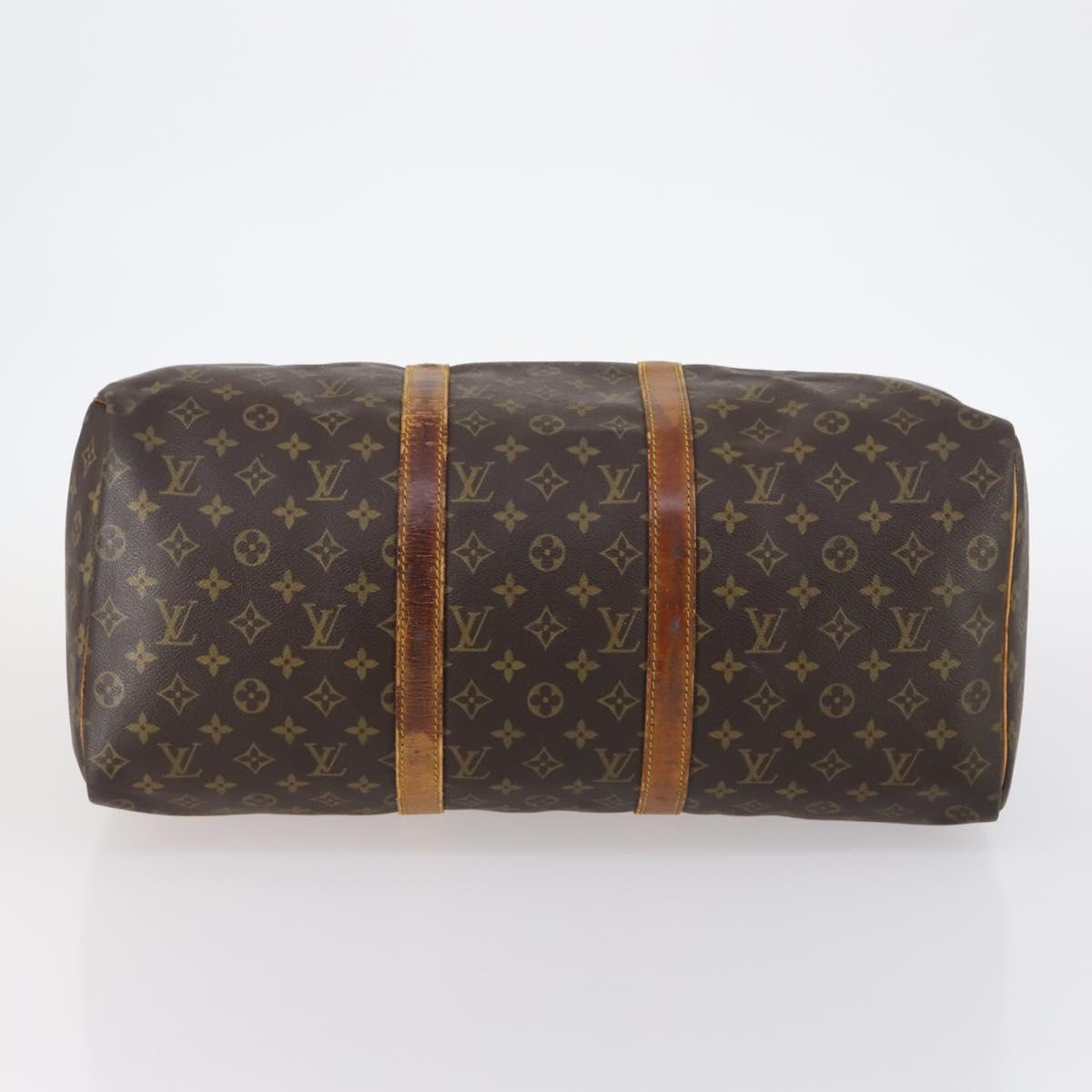 LOUIS VUITTON Monogram Keepall 50 Boston Bag M41426 LV Auth 145407