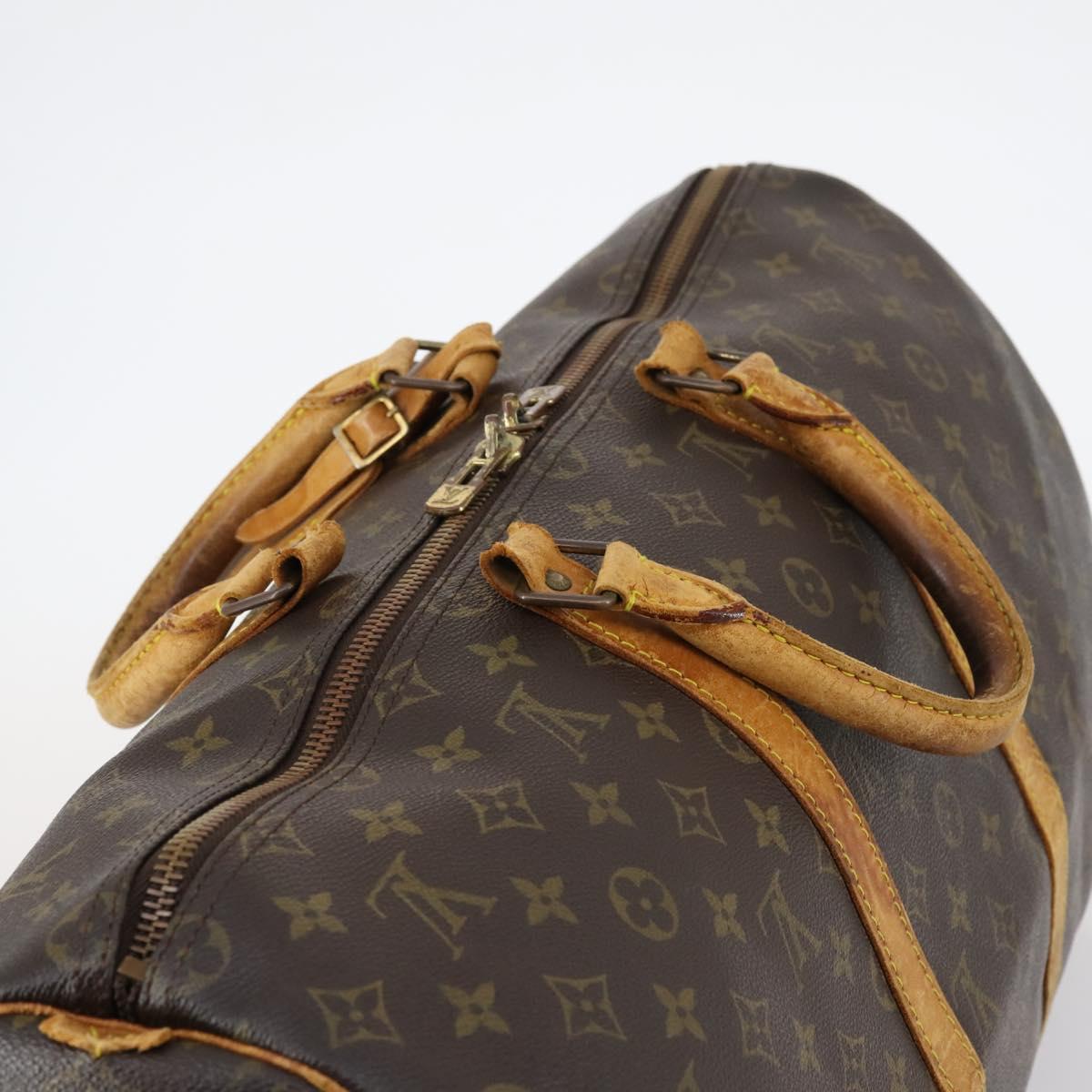 LOUIS VUITTON Monogram Keepall 50 Boston Bag M41426 LV Auth 145408