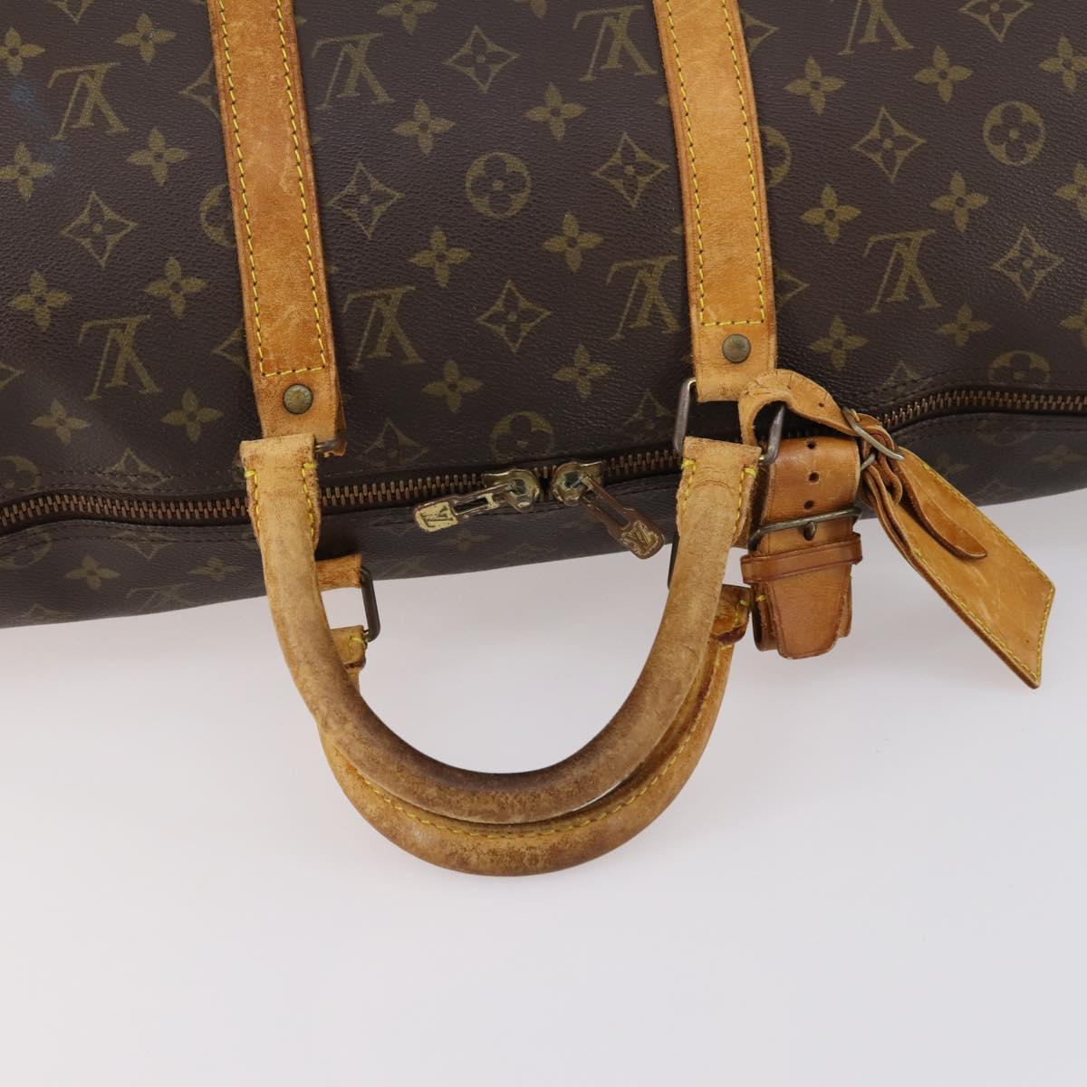 LOUIS VUITTON Monogram Keepall 50 Boston Bag M41426 LV Auth 145408