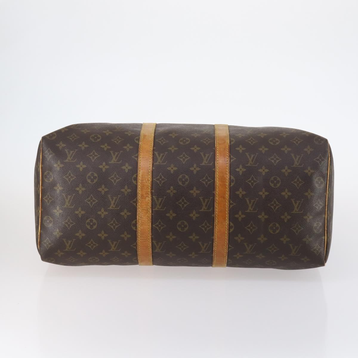 LOUIS VUITTON Monogram Keepall 50 Boston Bag M41426 LV Auth 145408