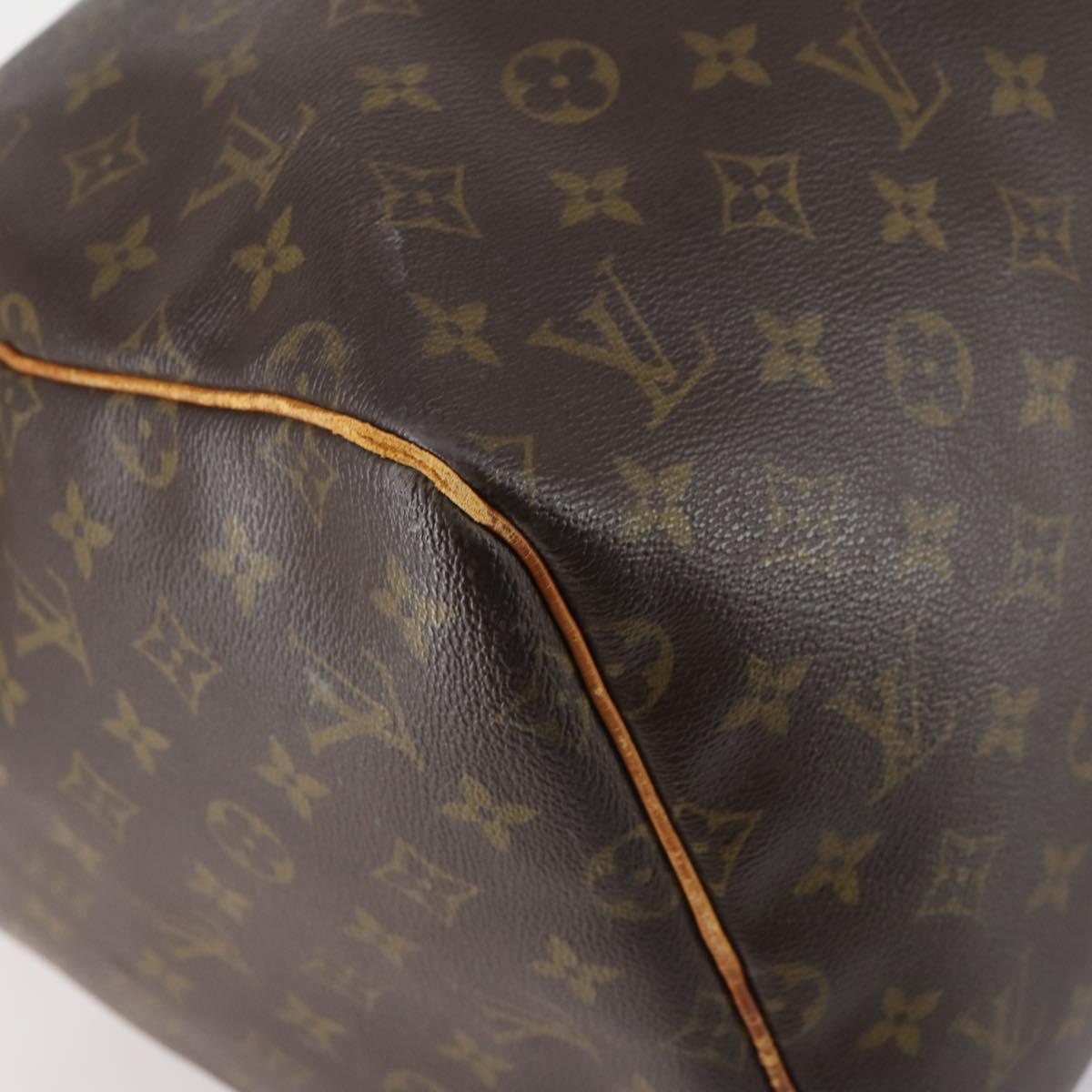 LOUIS VUITTON Monogram Keepall 55 Boston Bag M41424 LV Auth 145409