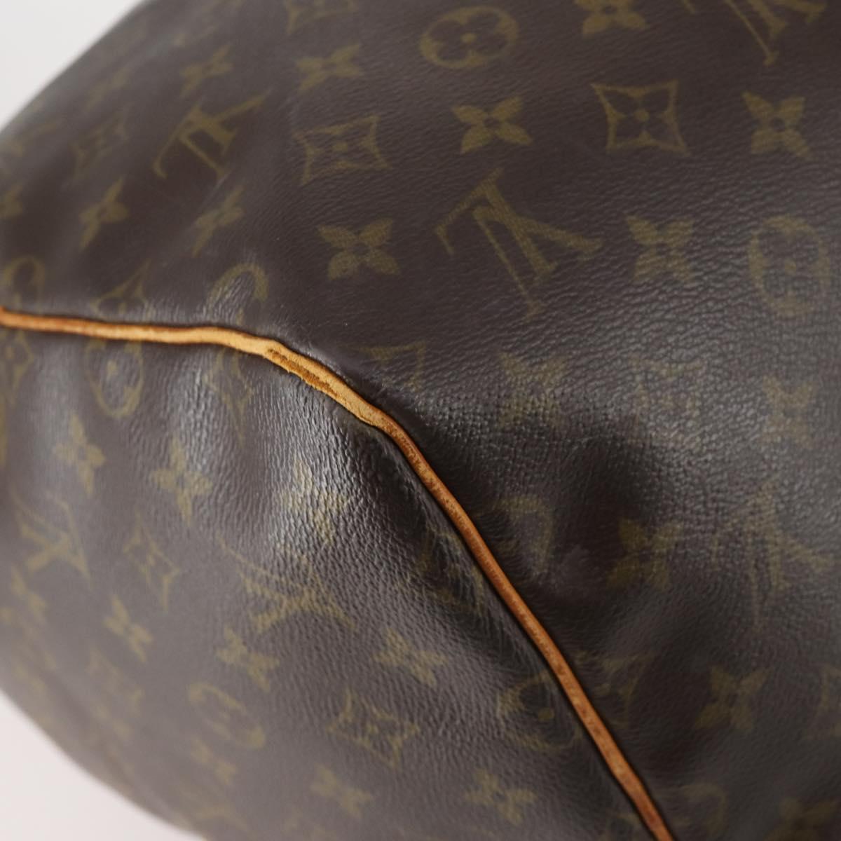 LOUIS VUITTON Monogram Keepall 55 Boston Bag M41424 LV Auth 145409