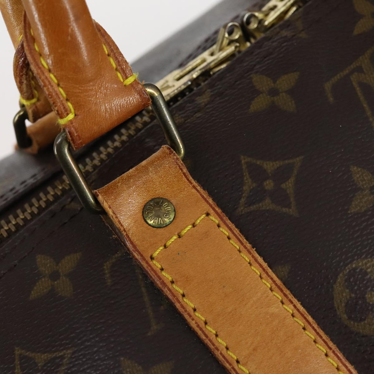 LOUIS VUITTON Monogram Keepall 55 Boston Bag M41424 LV Auth 145409