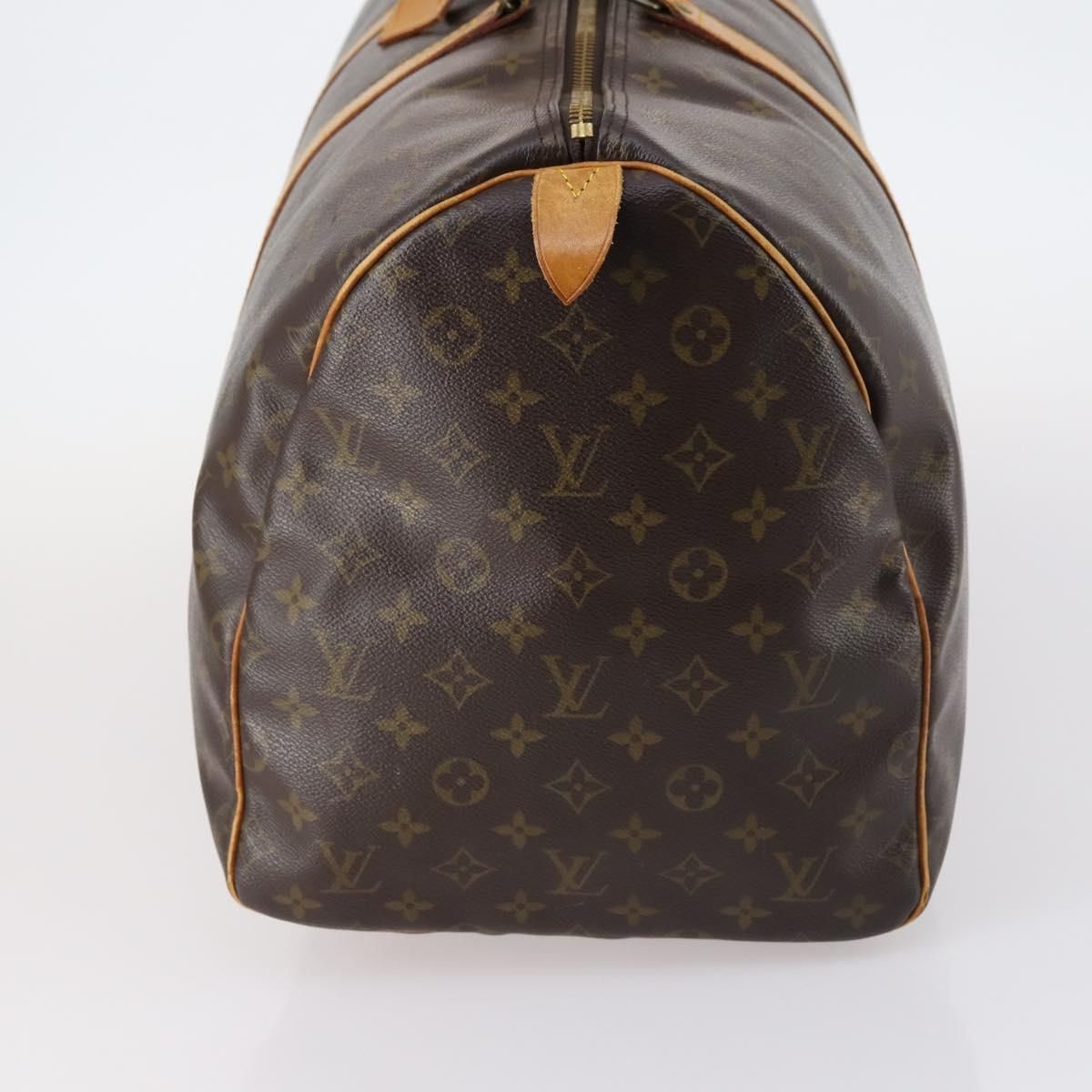 LOUIS VUITTON Monogram Keepall 55 Boston Bag M41424 LV Auth 145409