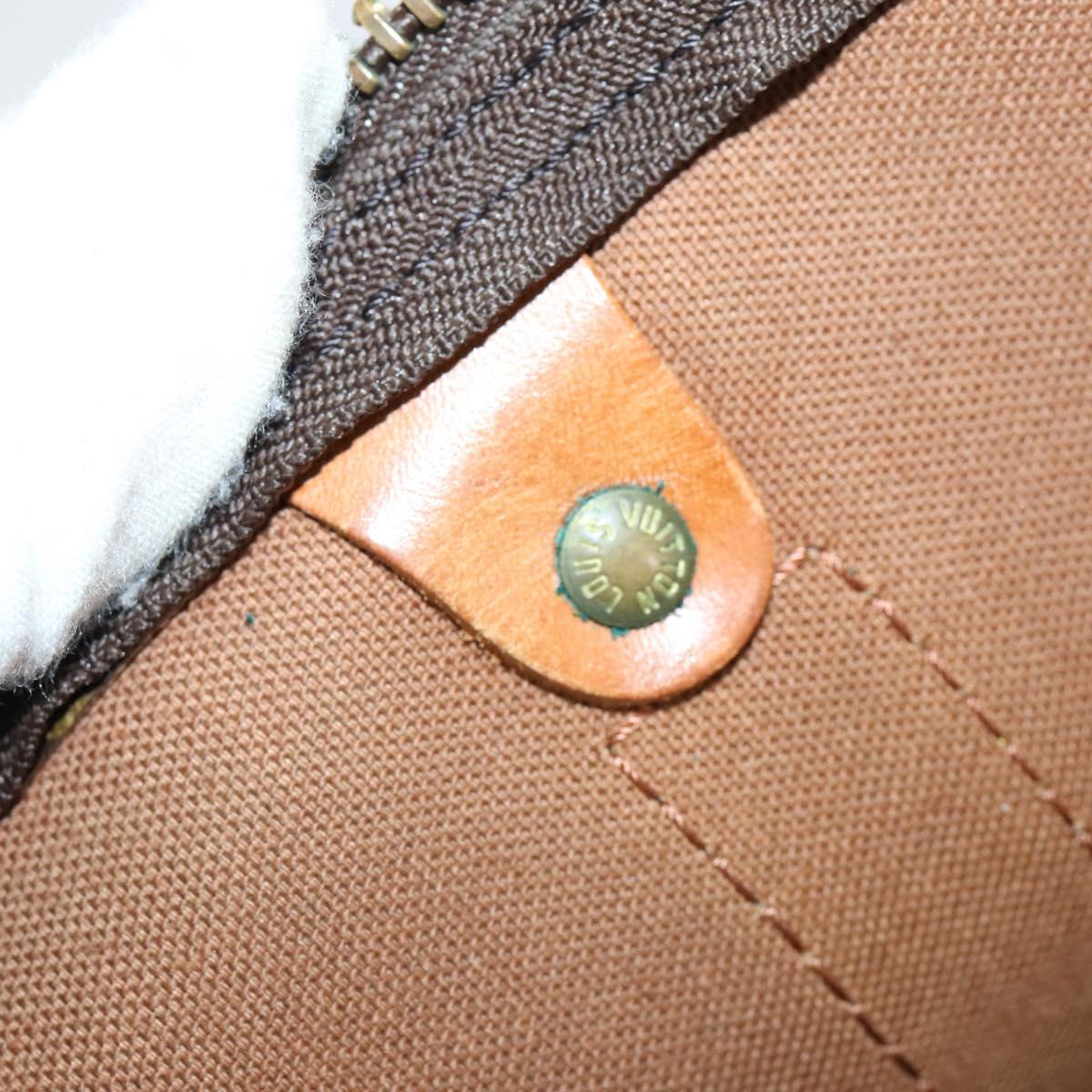 LOUIS VUITTON Monogram Keepall 55 Boston Bag M41424 LV Auth 145410