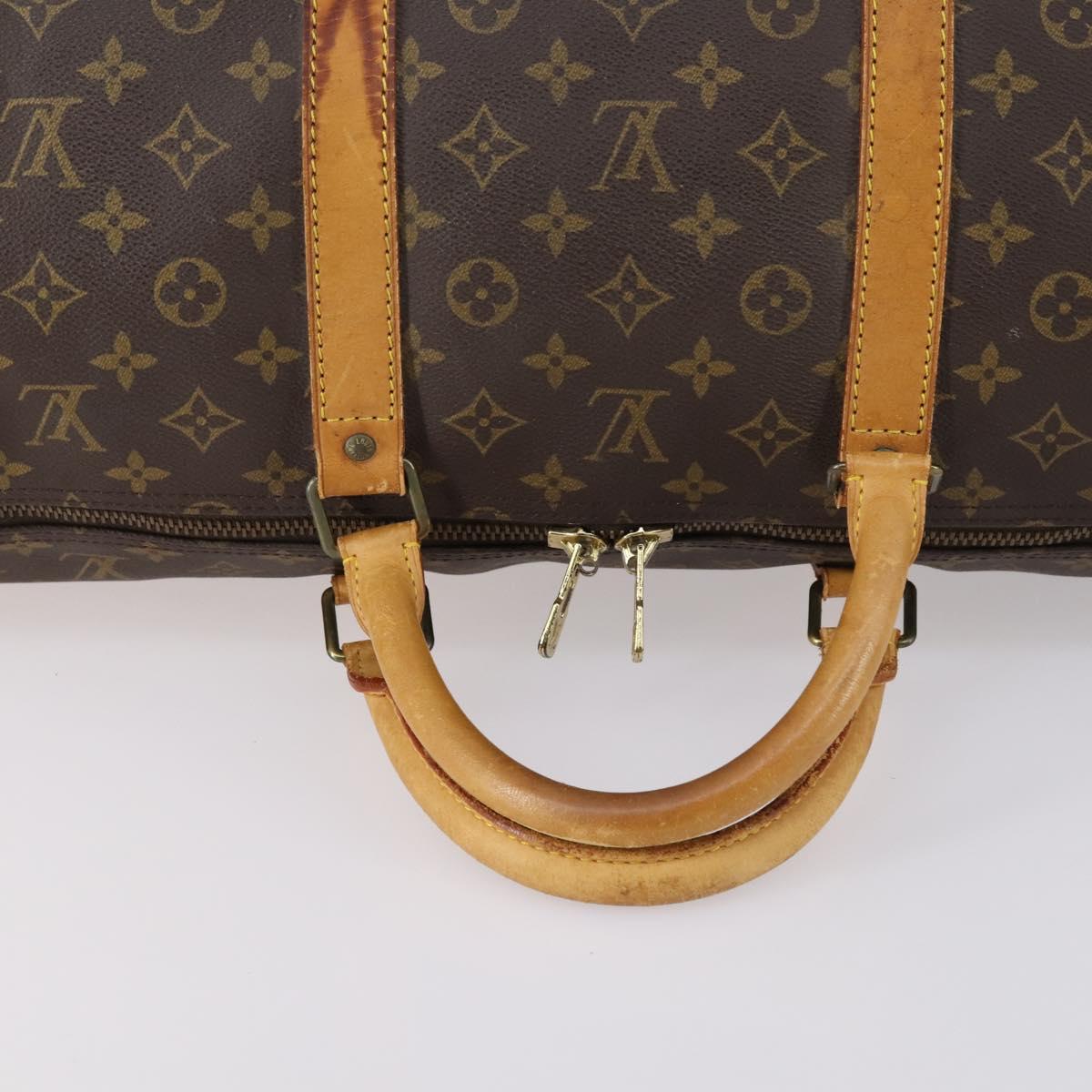 LOUIS VUITTON Monogram Keepall 60 Boston Bag M41422 LV Auth 145411