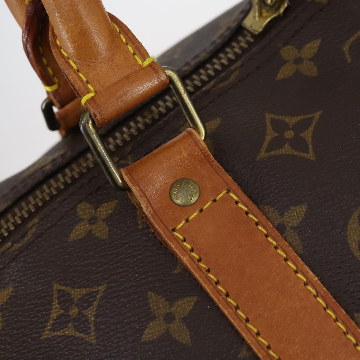 LOUIS VUITTON Monogram Keepall Bandouliere 60 Boston Bag M41412 LV Auth 145413