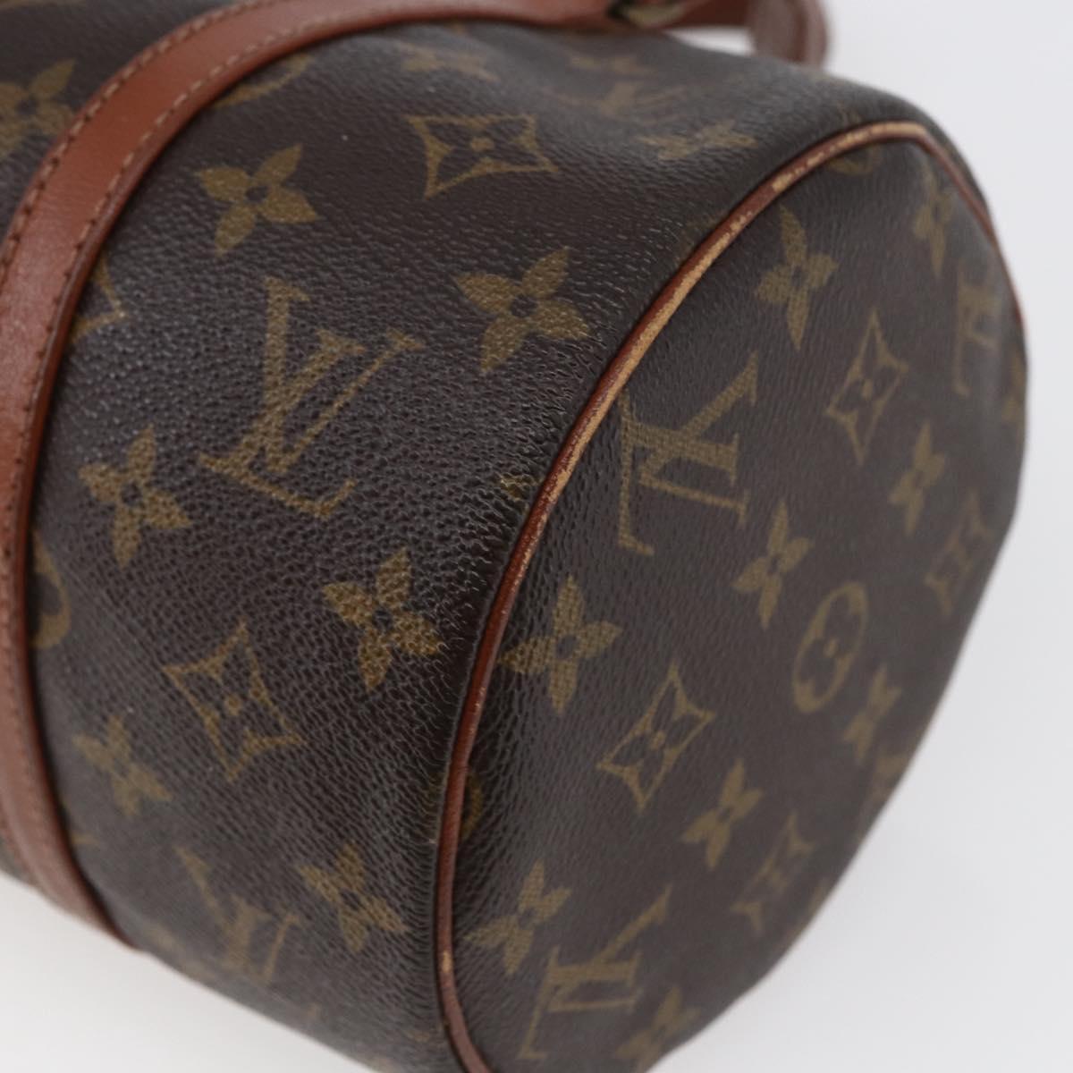 LOUIS VUITTON Monogram Papillon 30 Hand Bag M51385 LV Auth 145420