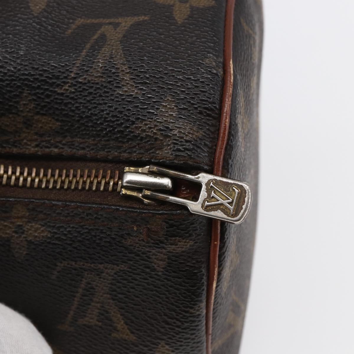 LOUIS VUITTON Monogram Papillon 30 Hand Bag M51385 LV Auth 145420