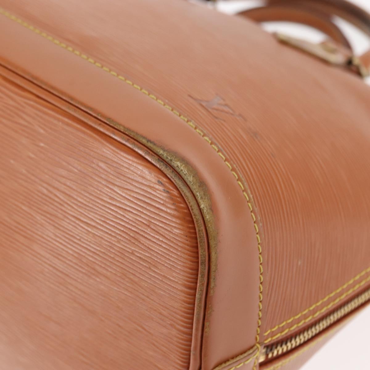 LOUIS VUITTON Epi Alma Hand Bag Zipangu Gold M52148 LV Auth 145431