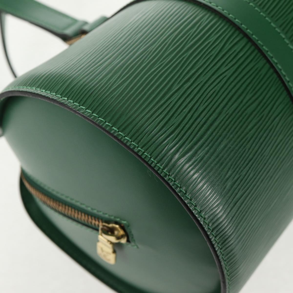 LOUIS VUITTON Epi Soufflot Hand Bag Green M52224 LV Auth 145438V
