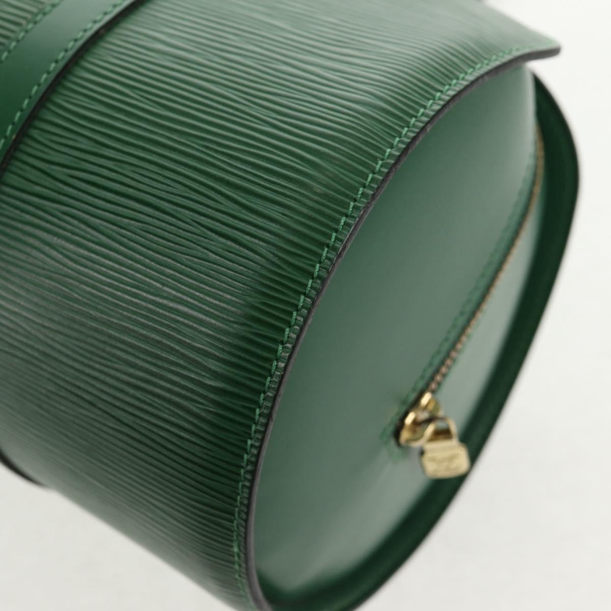LOUIS VUITTON Epi Soufflot Hand Bag Green M52224 LV Auth 145438V