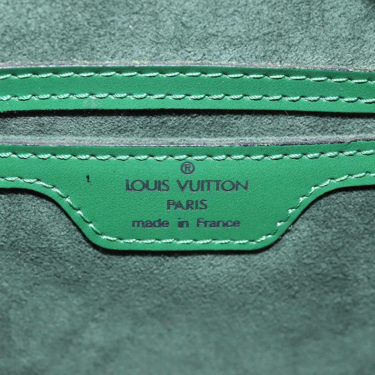 LOUIS VUITTON Epi Soufflot Hand Bag Green M52224 LV Auth 145438V