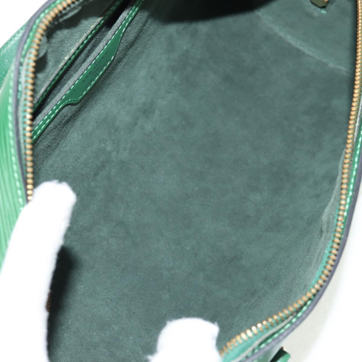 LOUIS VUITTON Epi Soufflot Hand Bag Green M52224 LV Auth 145438V