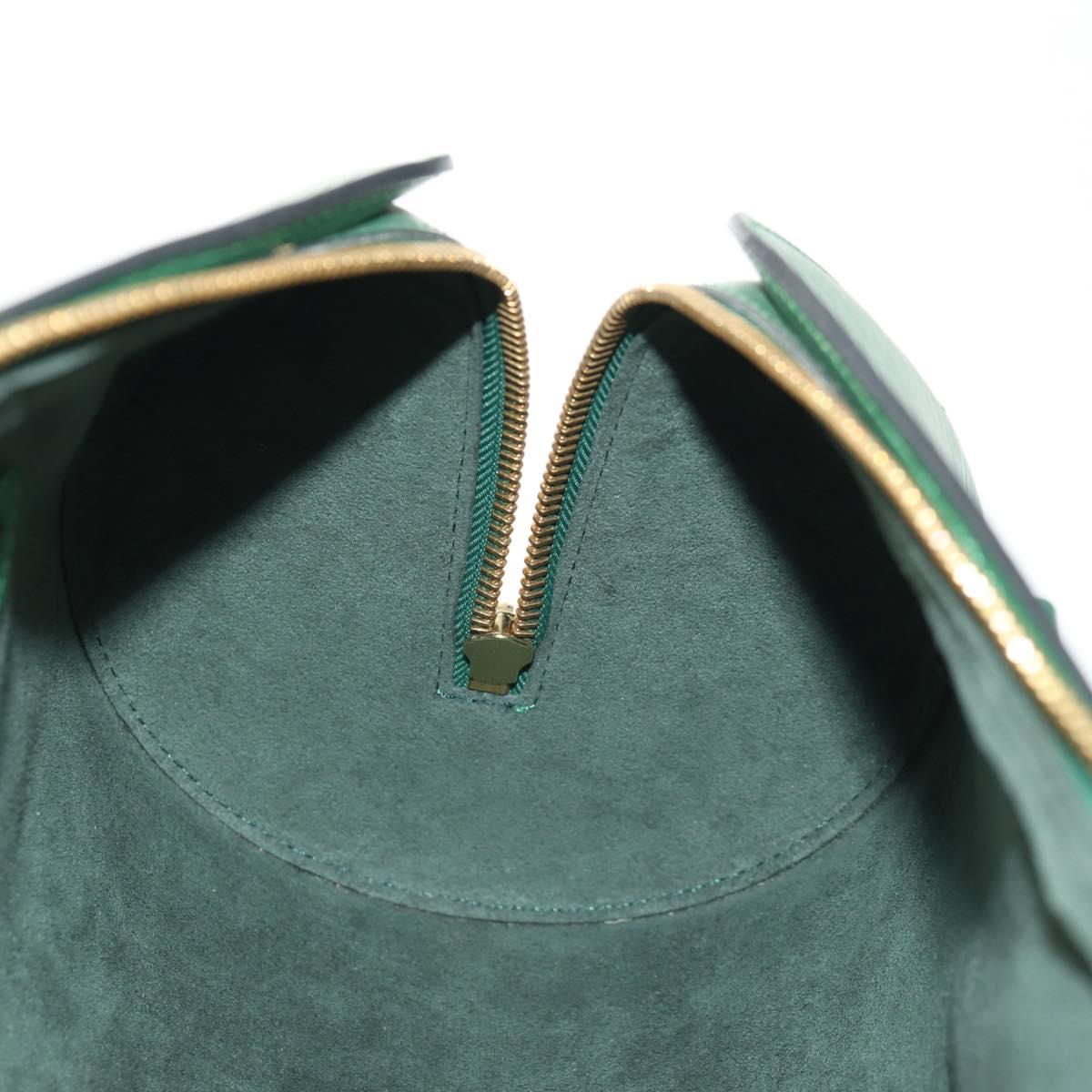 LOUIS VUITTON Epi Soufflot Hand Bag Green M52224 LV Auth 145438V