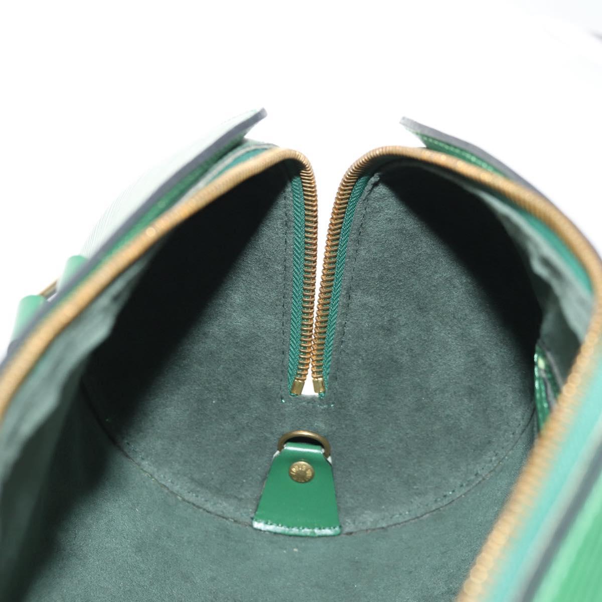 LOUIS VUITTON Epi Soufflot Hand Bag Green M52224 LV Auth 145438V