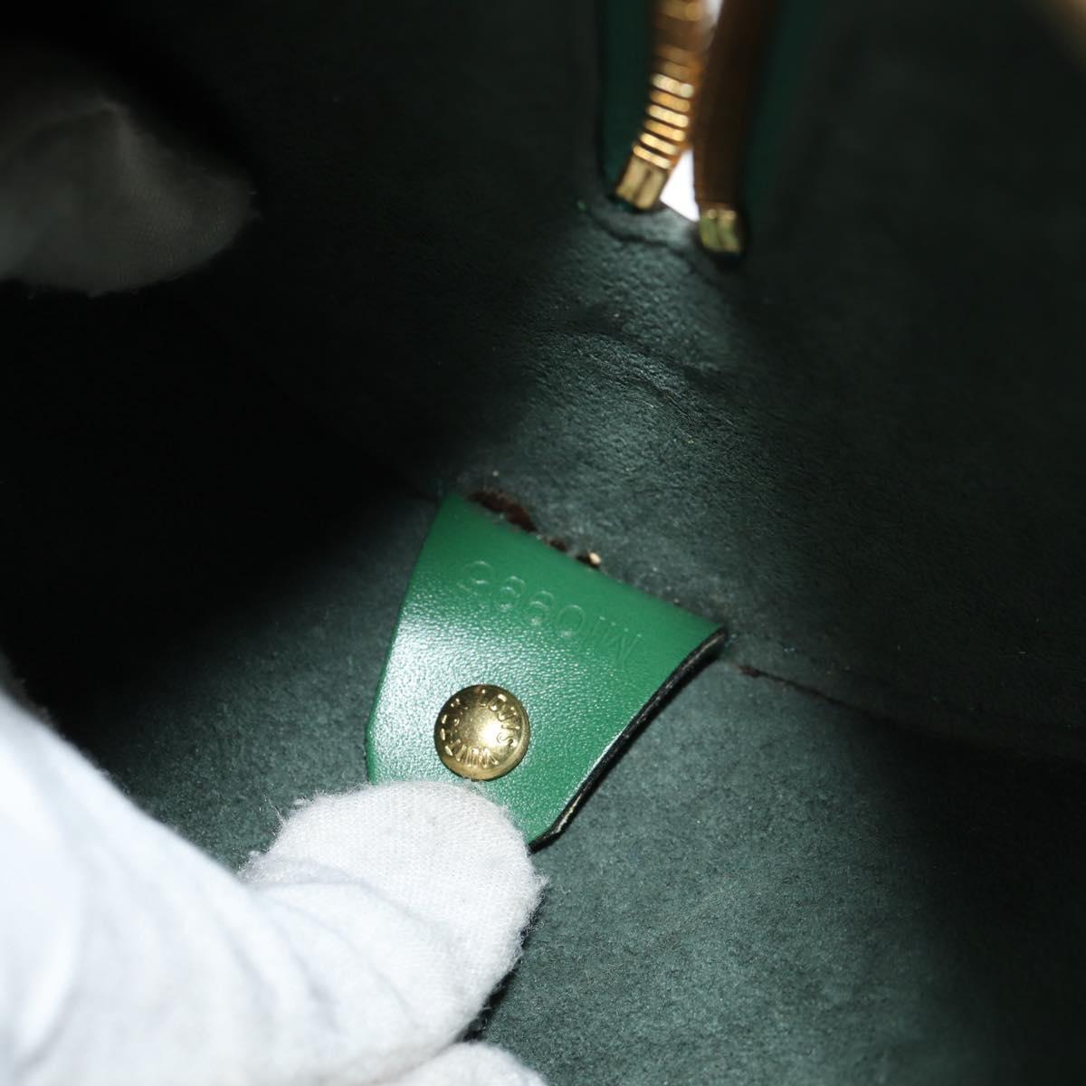 LOUIS VUITTON Epi Soufflot Hand Bag Green M52224 LV Auth 145438V
