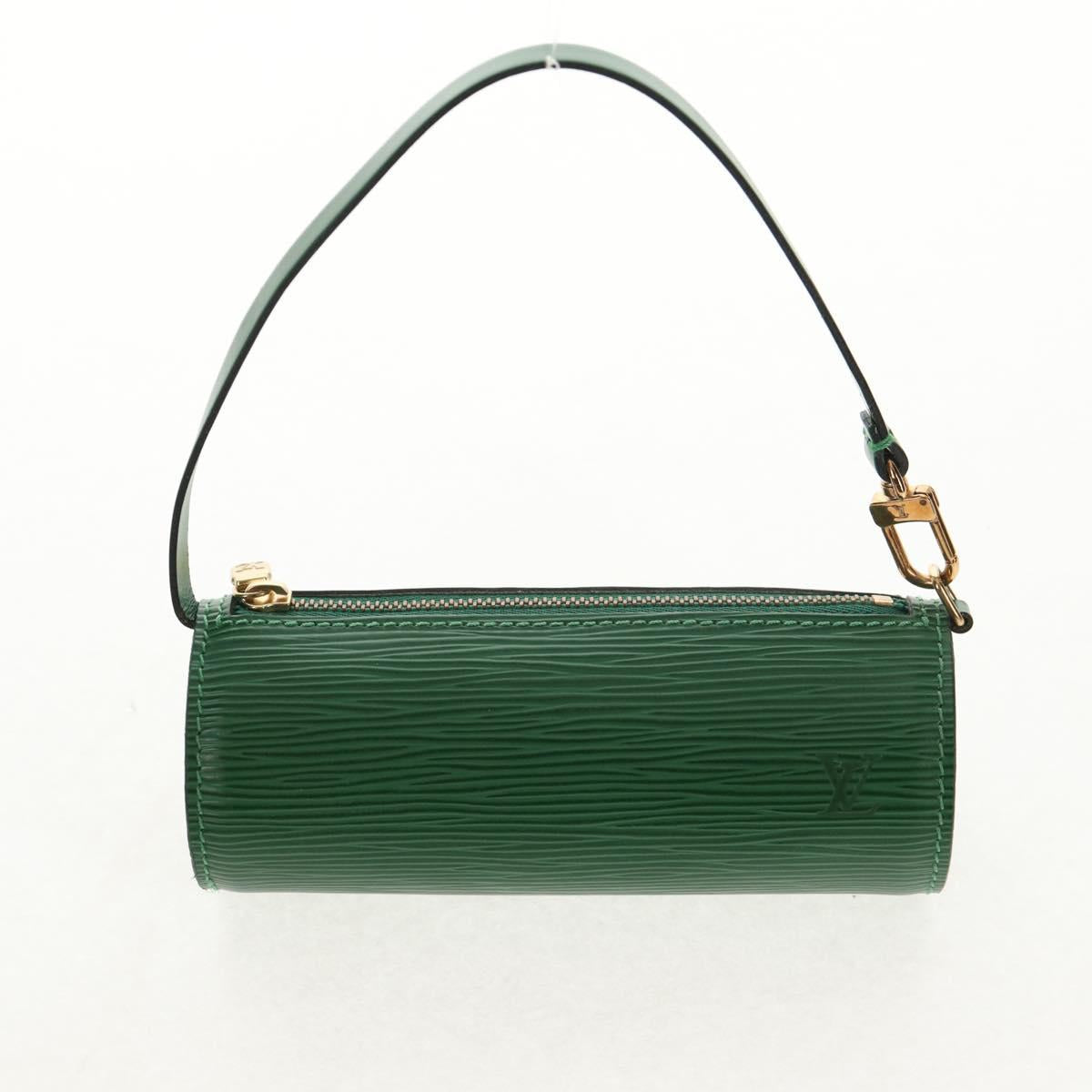 LOUIS VUITTON Epi Soufflot Hand Bag Green M52224 LV Auth 145438V