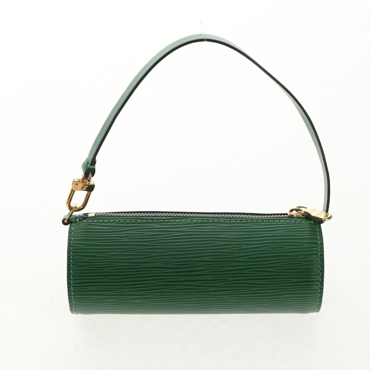 LOUIS VUITTON Epi Soufflot Hand Bag Green M52224 LV Auth 145438V