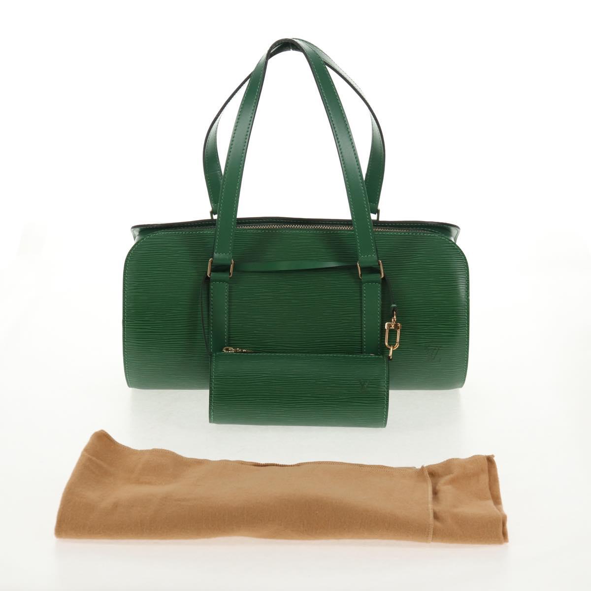 LOUIS VUITTON Epi Soufflot Hand Bag Green M52224 LV Auth 145438V