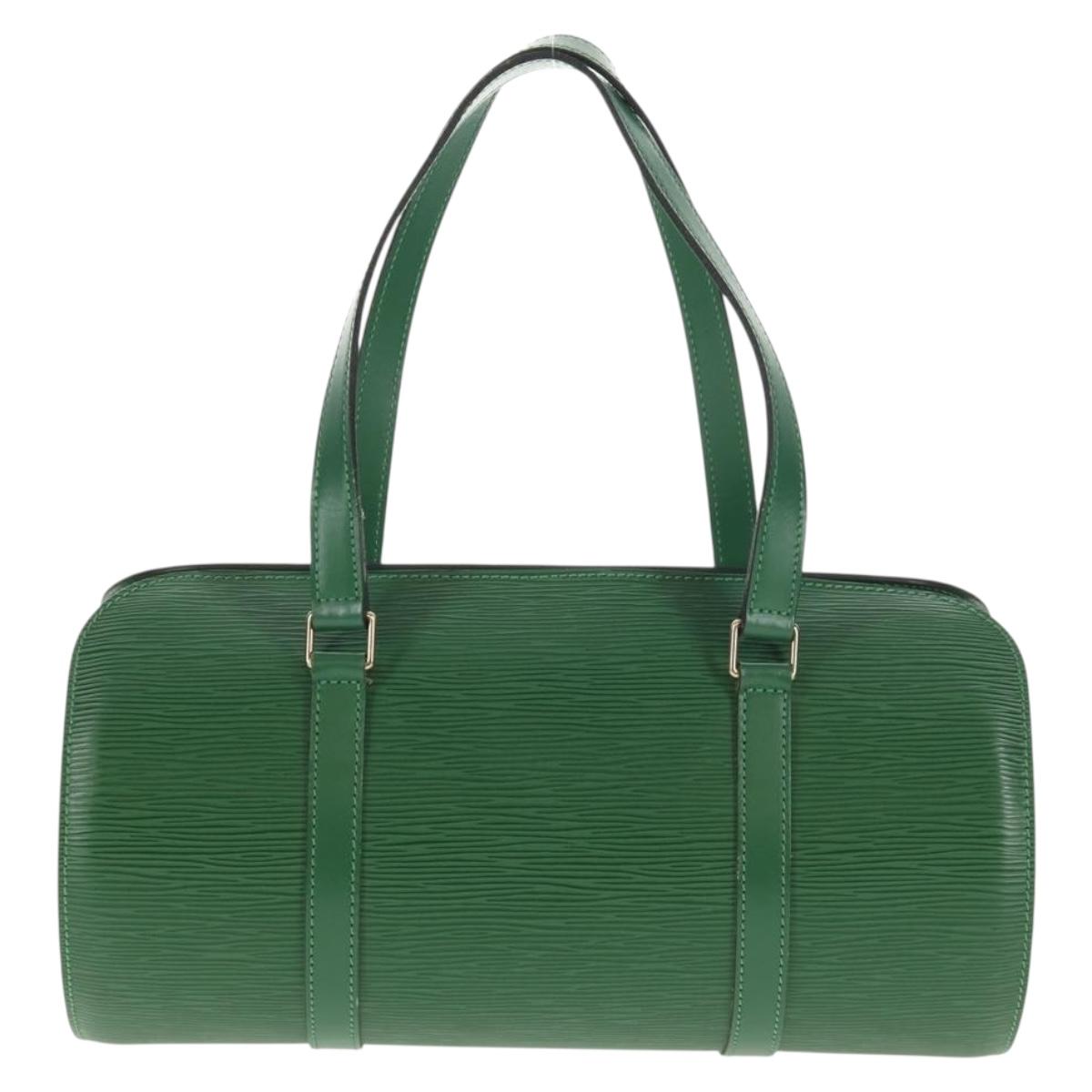 LOUIS VUITTON Epi Soufflot Hand Bag Green M52224 LV Auth 145438V