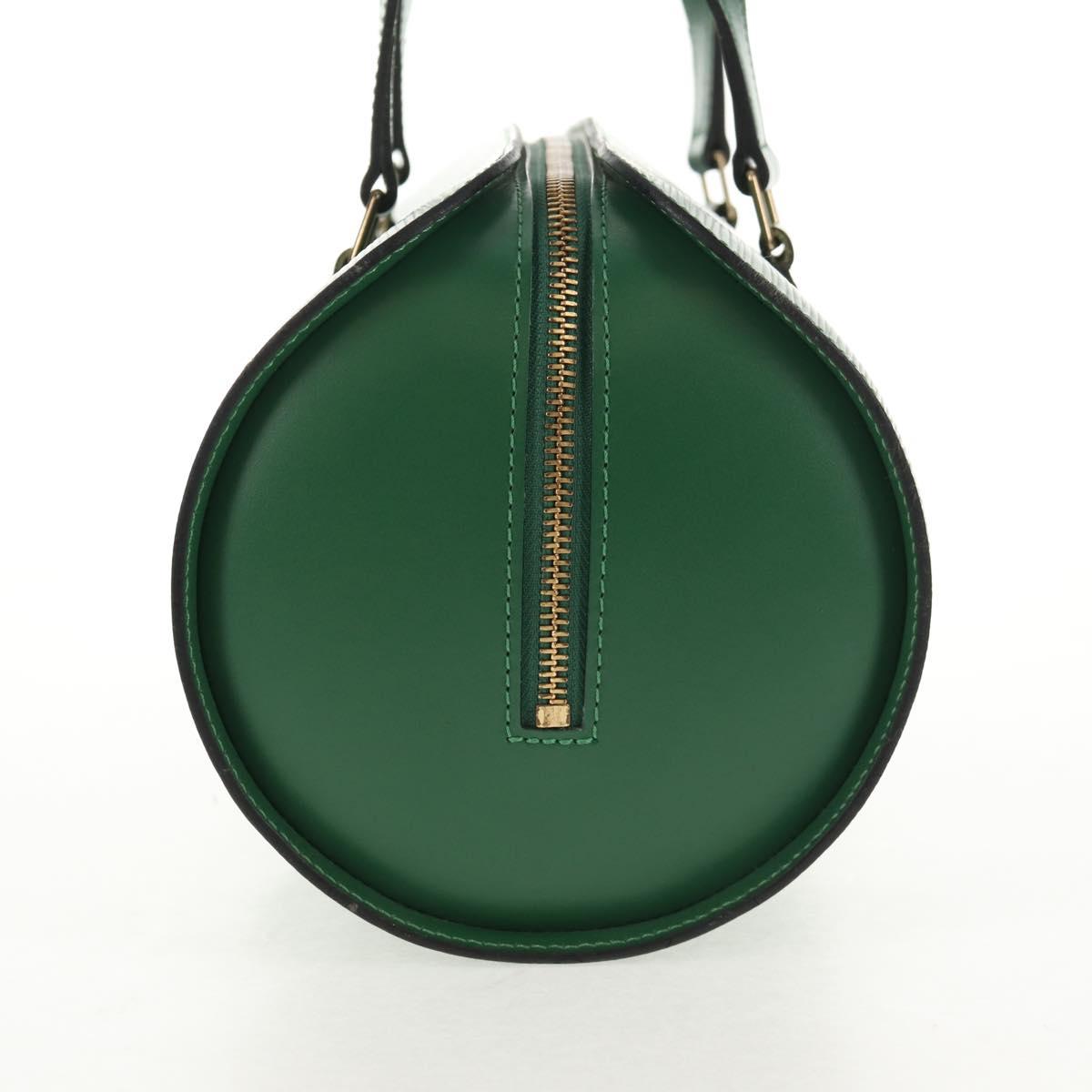 LOUIS VUITTON Epi Soufflot Hand Bag Green M52224 LV Auth 145438V