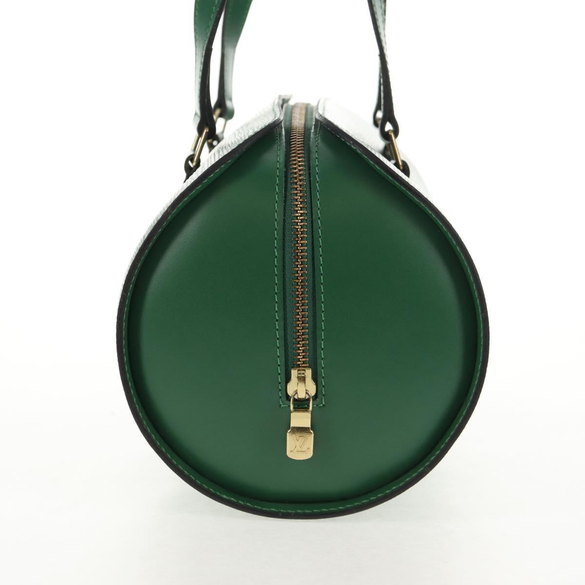 LOUIS VUITTON Epi Soufflot Hand Bag Green M52224 LV Auth 145438V