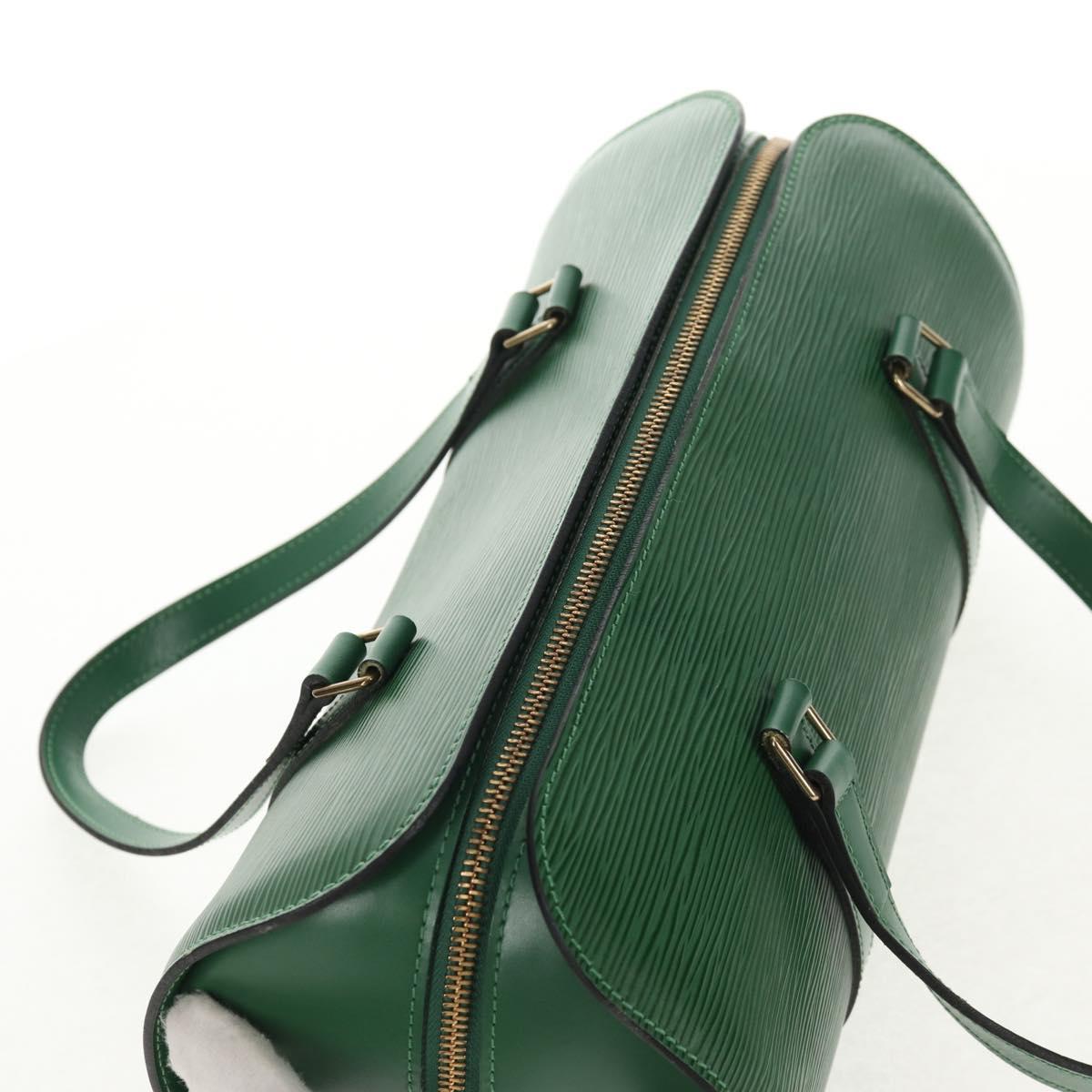 LOUIS VUITTON Epi Soufflot Hand Bag Green M52224 LV Auth 145438V