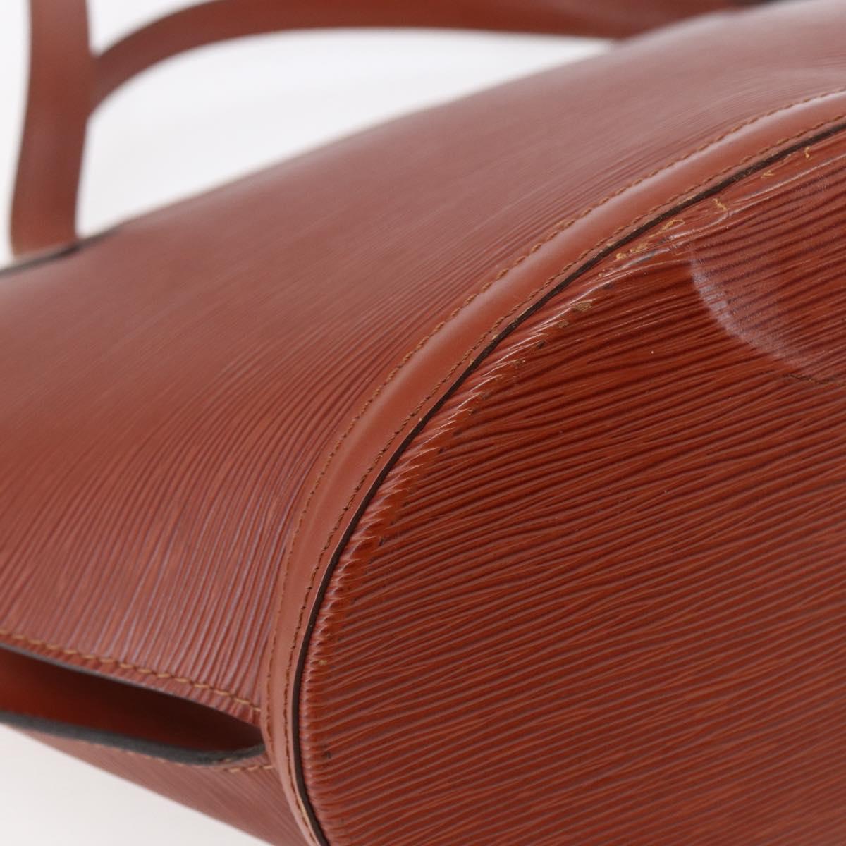 LOUIS VUITTON Epi Saint Jacques Shopping Shoulder Bag Brown M52263 Auth 145439