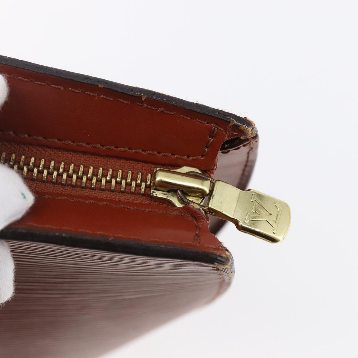 LOUIS VUITTON Epi Saint Jacques Shopping Shoulder Bag Brown M52263 Auth 145439