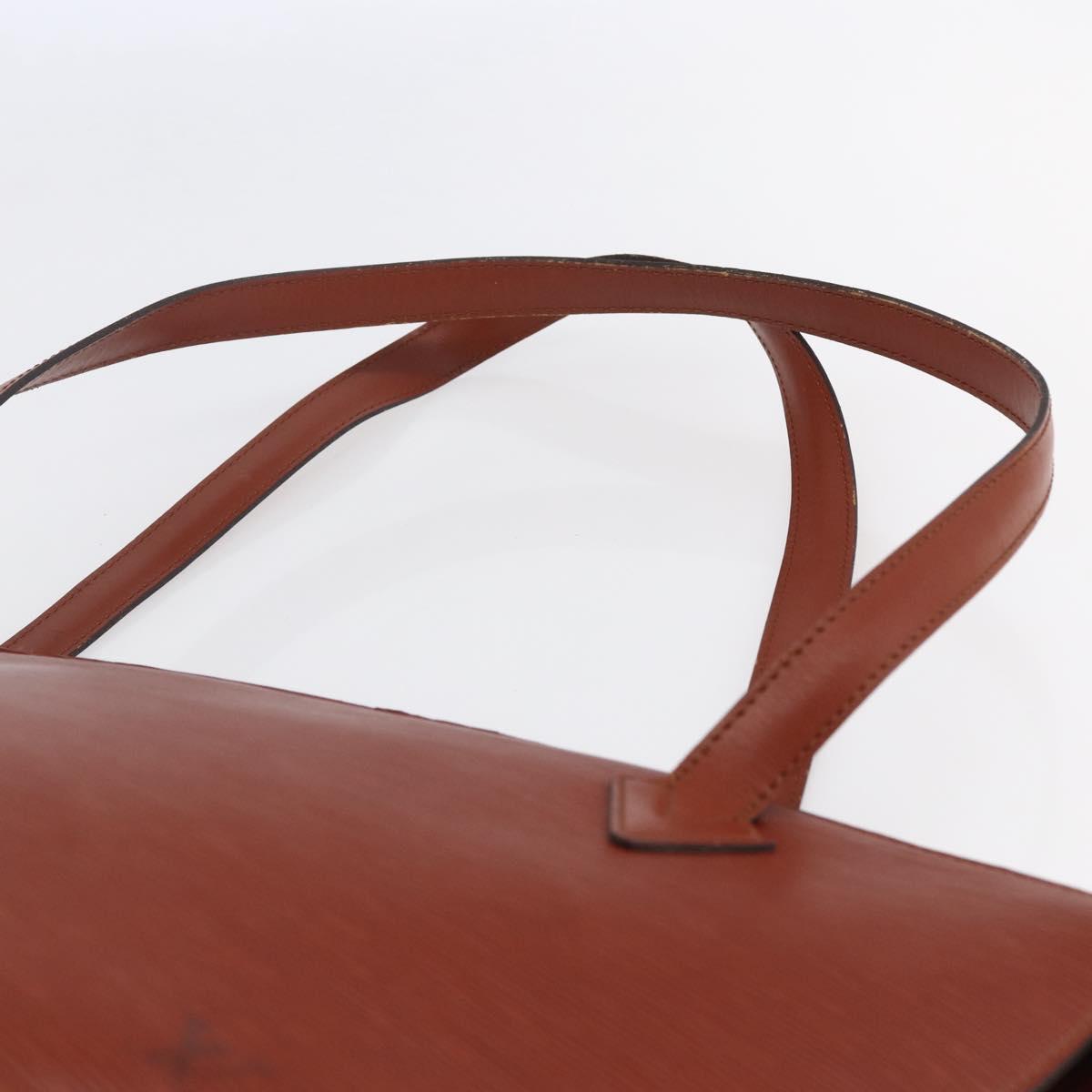 LOUIS VUITTON Epi Saint Jacques Shopping Shoulder Bag Brown M52263 Auth 145439