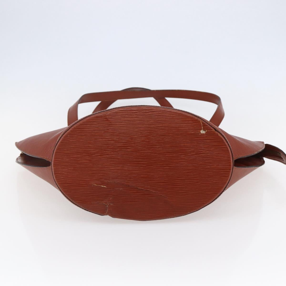 LOUIS VUITTON Epi Saint Jacques Shopping Shoulder Bag Brown M52263 Auth 145439