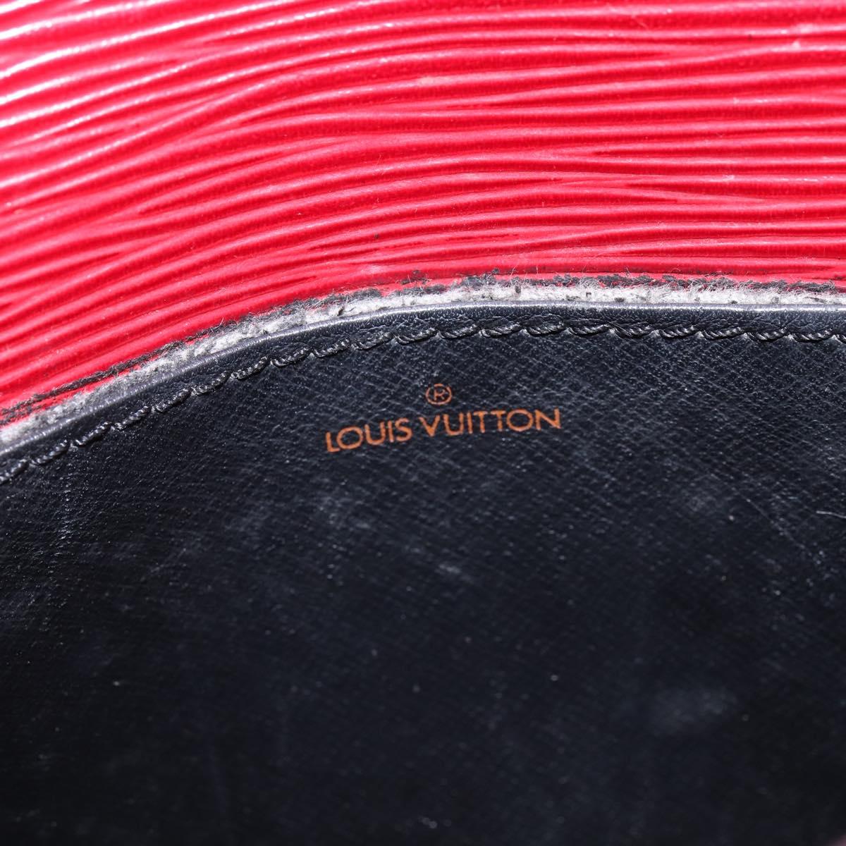 LOUIS VUITTON Epi Saint Cloud PM Shoulder Bag Red M52217 LV Auth 145441