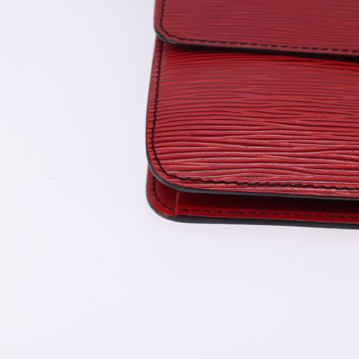 LOUIS VUITTON Epi Free Run Shoulder Bag Red M52407 LV Auth 145442