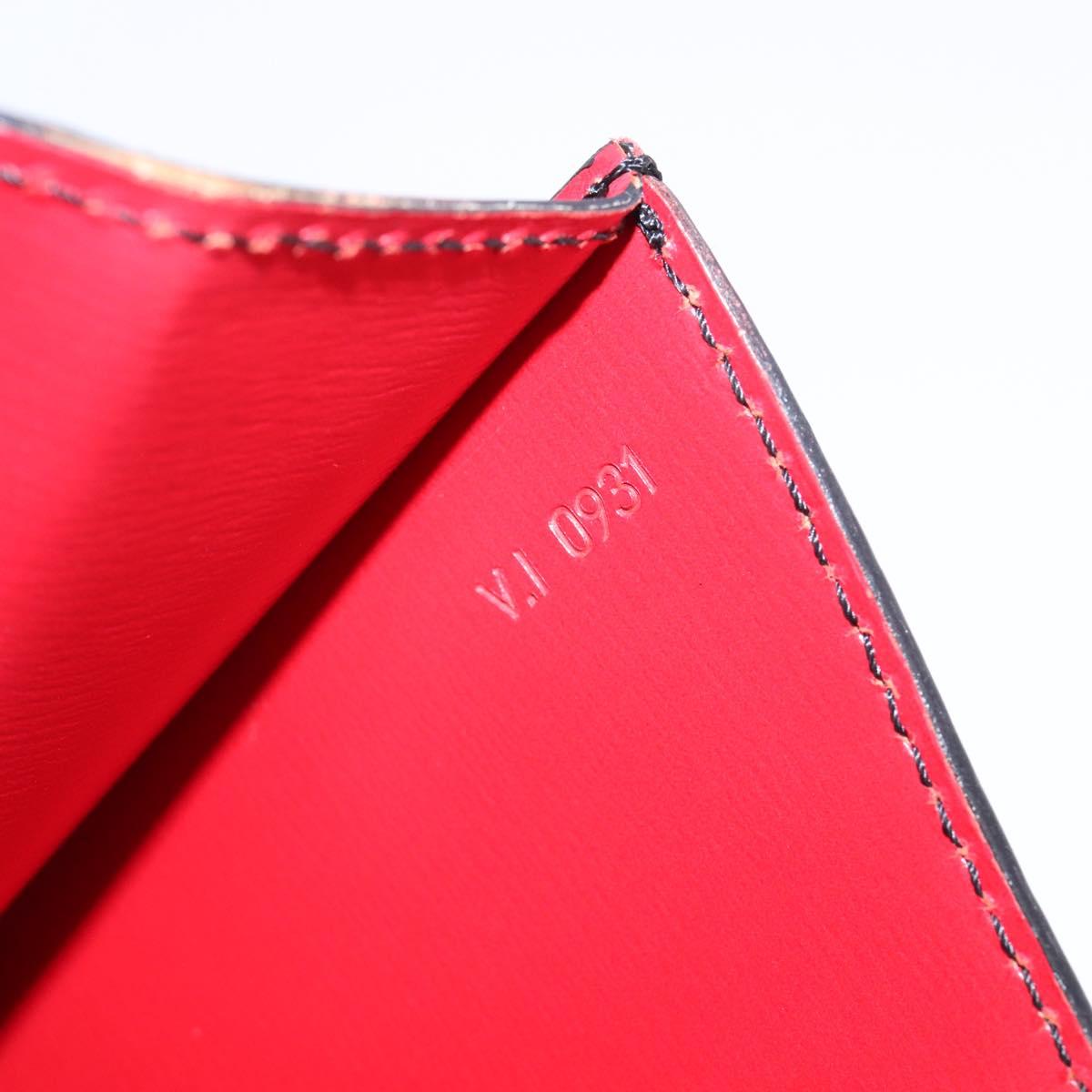 LOUIS VUITTON Epi Free Run Shoulder Bag Red M52407 LV Auth 145442