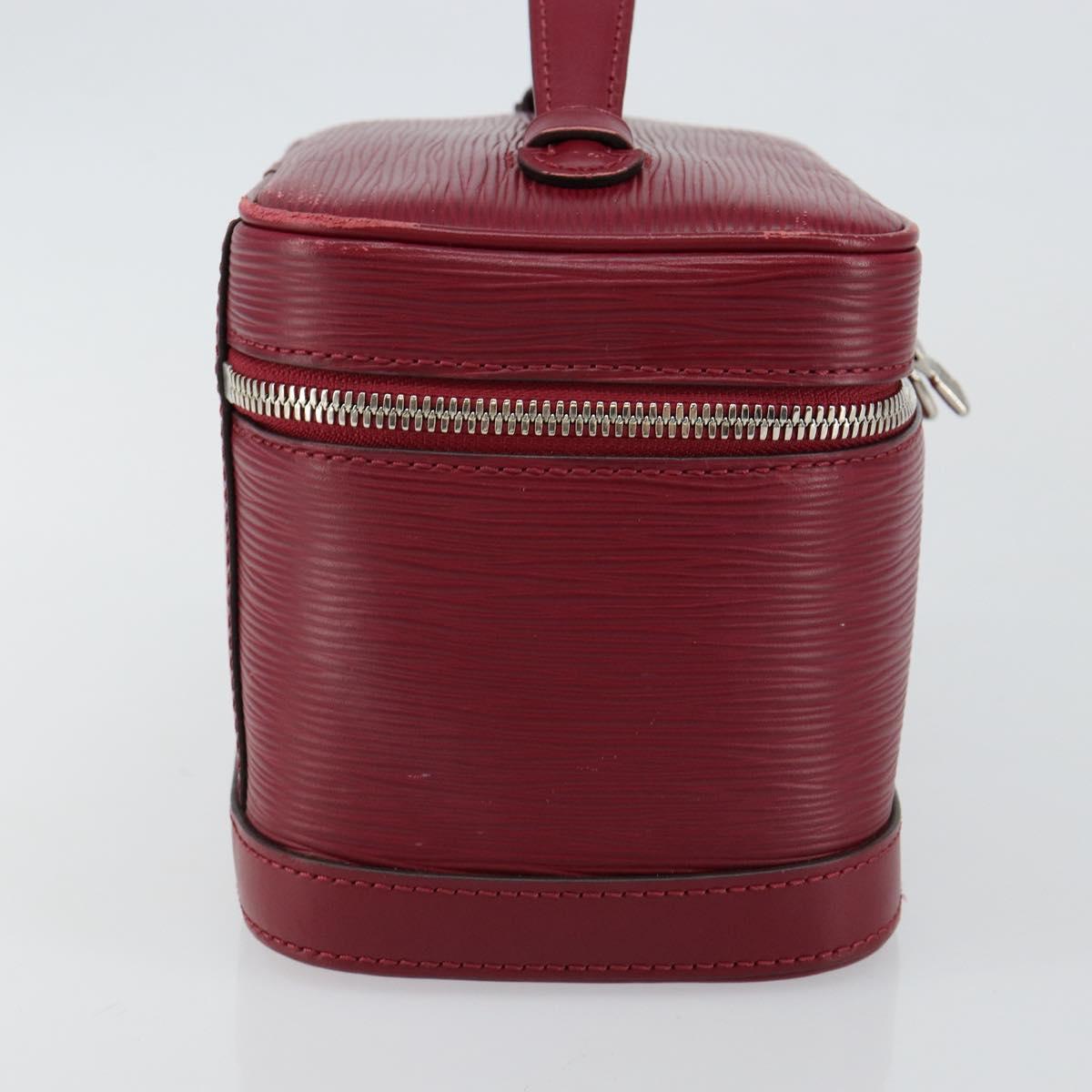 LOUIS VUITTON Epi Nice Mini Hand Bag Fuchsia M53686 LV Auth 145445