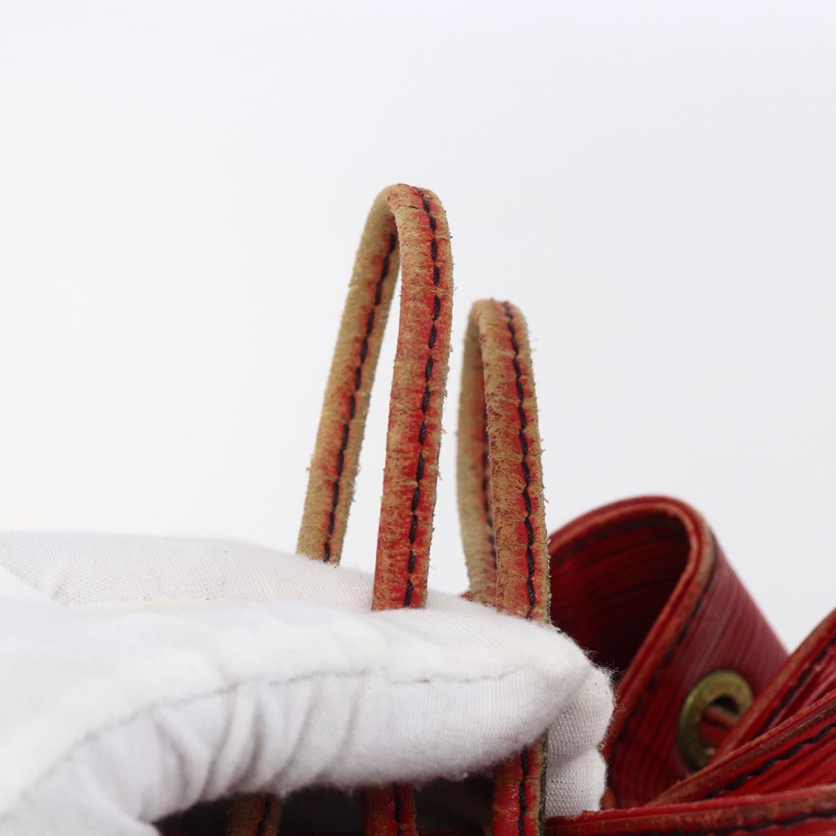 LOUIS VUITTON Epi Petit Noe Shoulder Bag Red M44107 LV Auth 145447