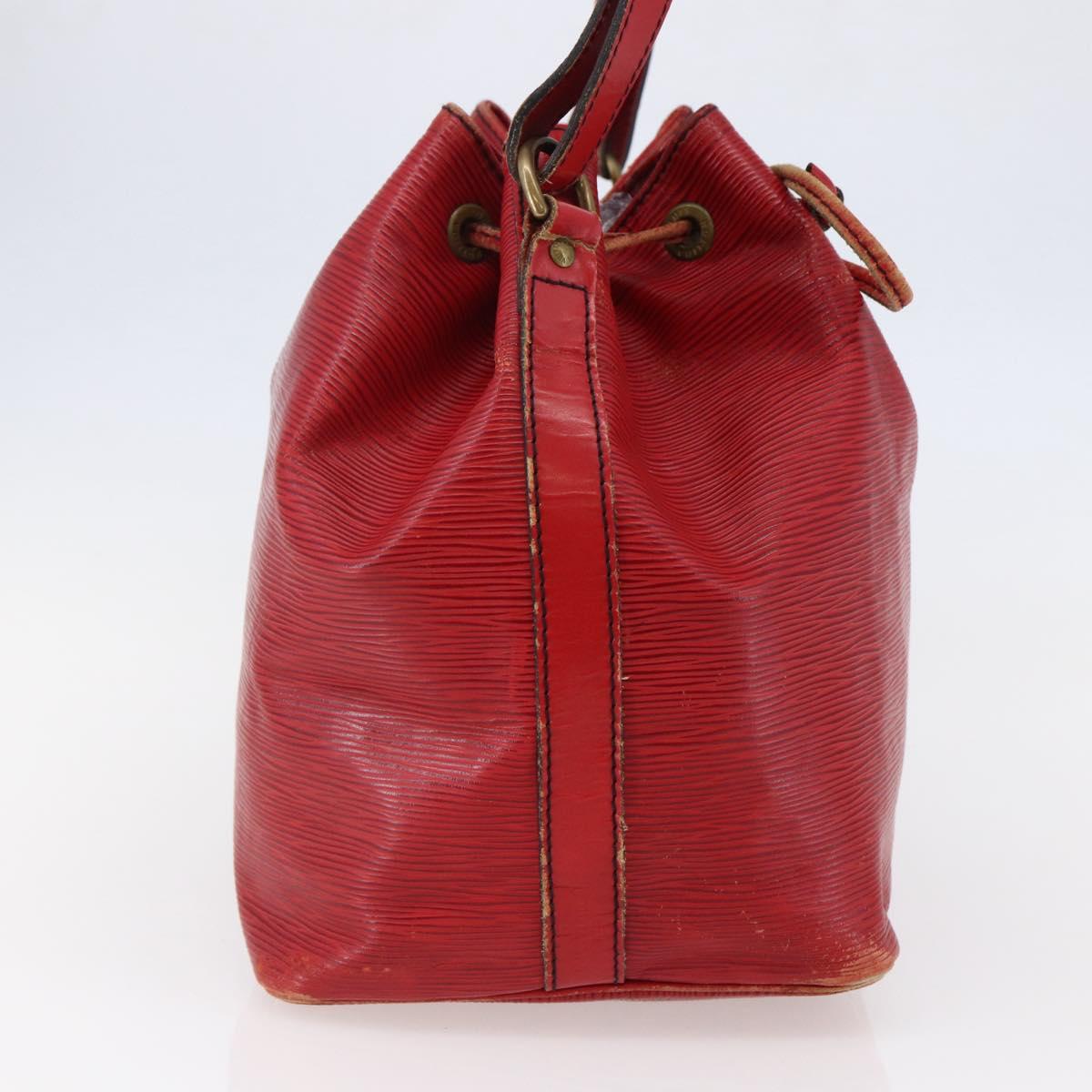 LOUIS VUITTON Epi Petit Noe Shoulder Bag Red M44107 LV Auth 145447
