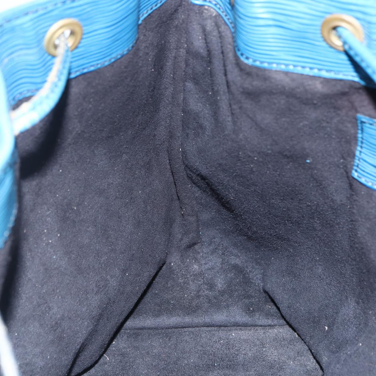 LOUIS VUITTON Epi Petit Noe Shoulder Bag Blue M44105 LV Auth 145448