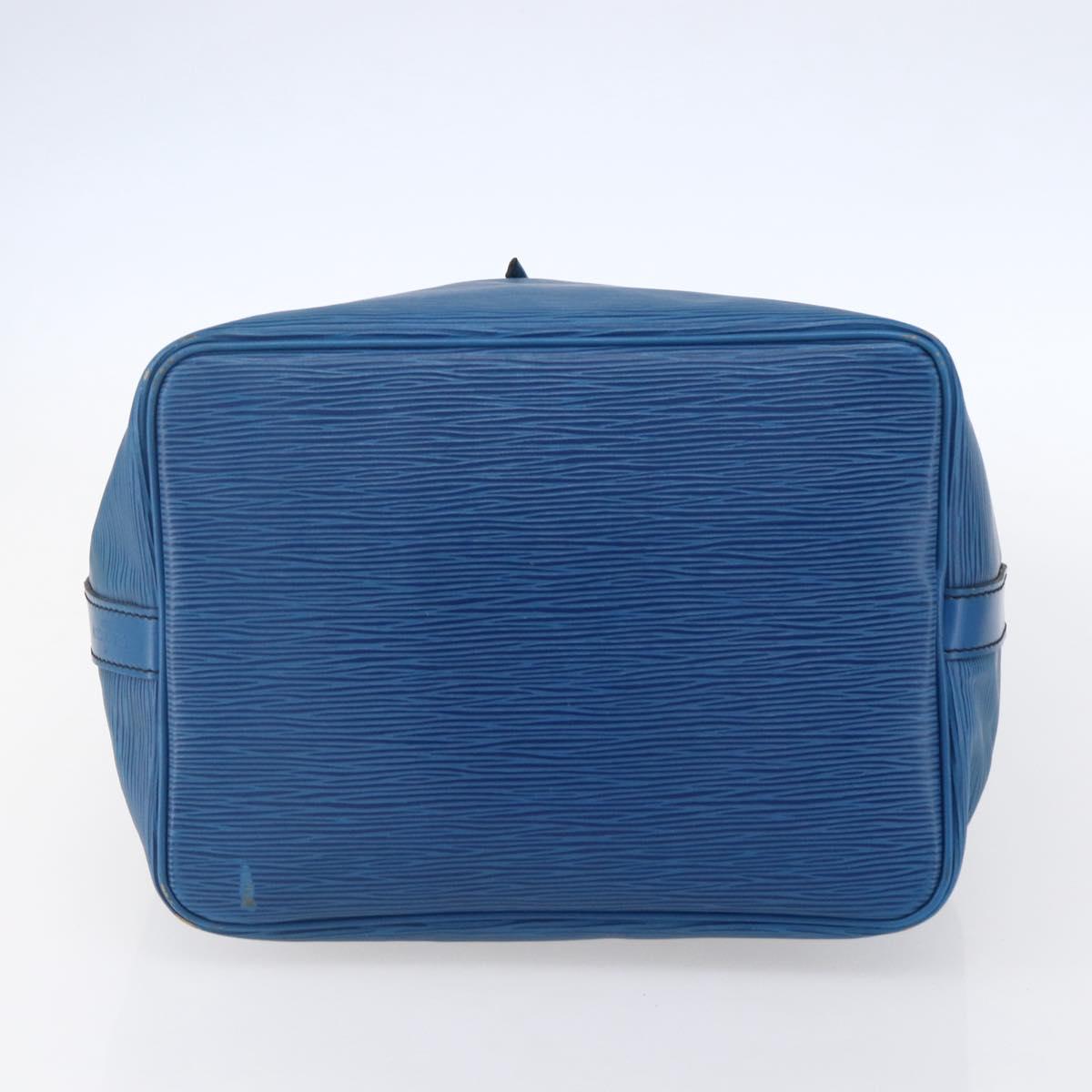 LOUIS VUITTON Epi Petit Noe Shoulder Bag Blue M44105 LV Auth 145448