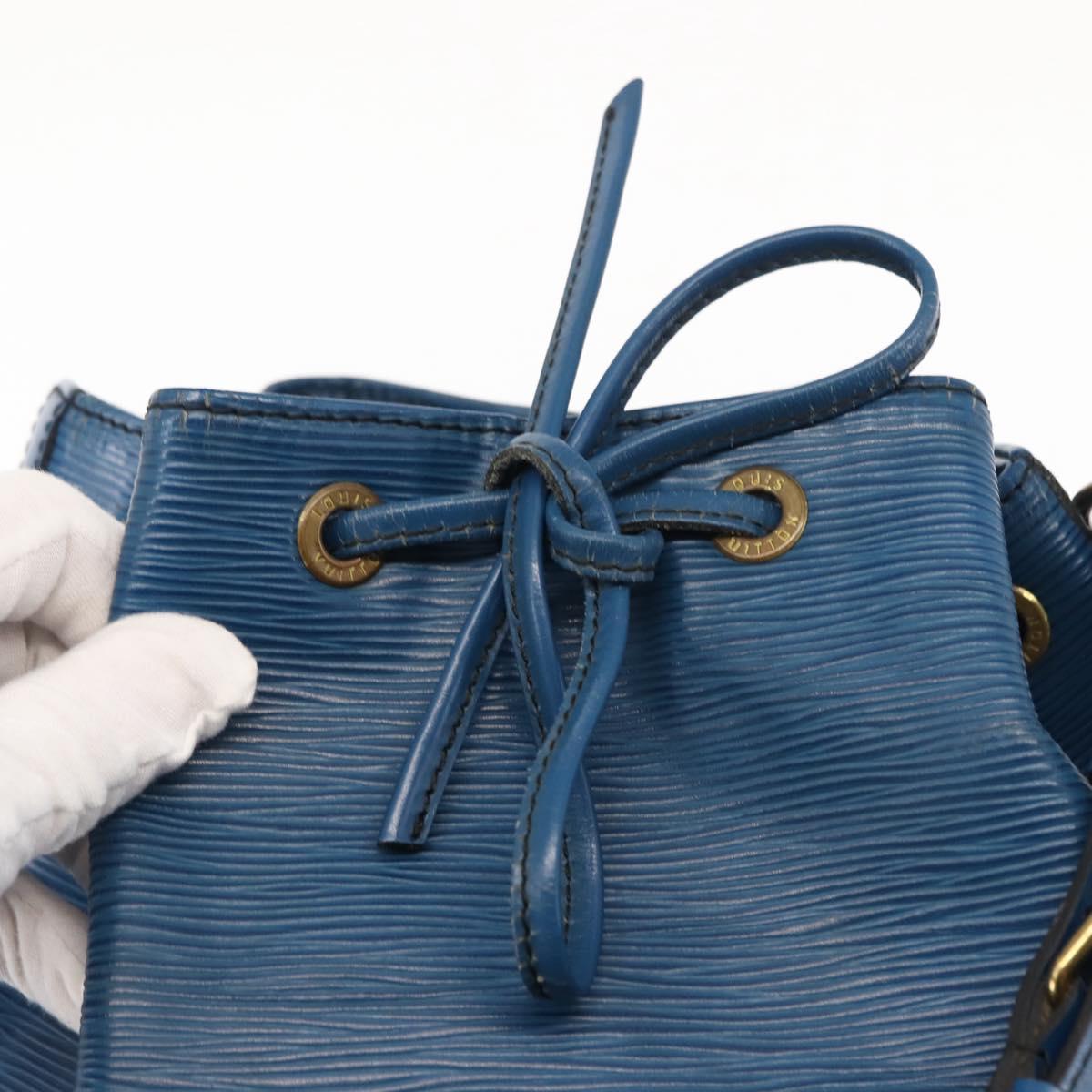 LOUIS VUITTON Epi Noe Shoulder Bag Toledo Blue M44005 LV Auth 145450