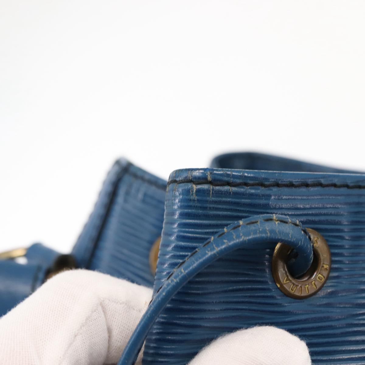 LOUIS VUITTON Epi Noe Shoulder Bag Toledo Blue M44005 LV Auth 145450