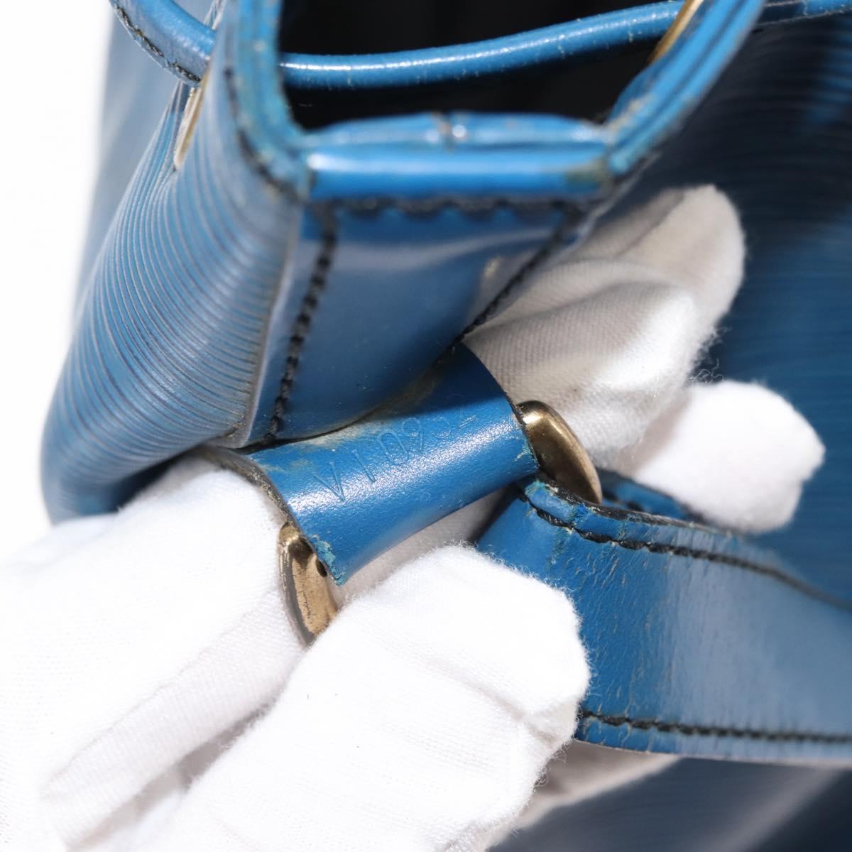 LOUIS VUITTON Epi Noe Shoulder Bag Toledo Blue M44005 LV Auth 145450