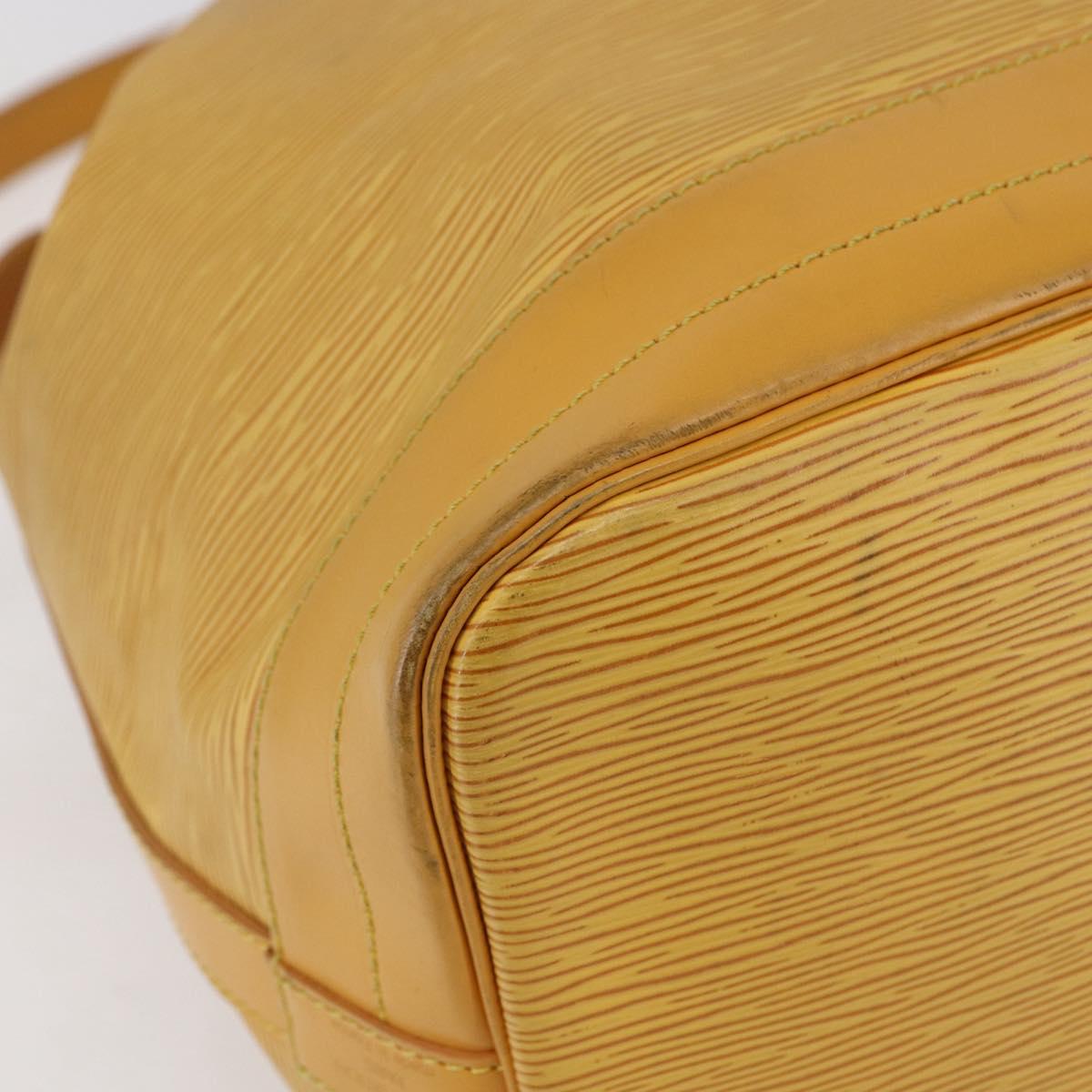 LOUIS VUITTON Epi Noe Shoulder Bag Tassili Yellow M44009 LV Auth 145452