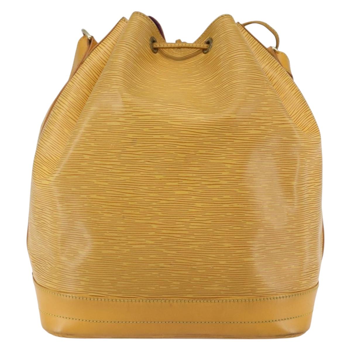 LOUIS VUITTON Epi Noe Shoulder Bag Tassili Yellow M44009 LV Auth 145452