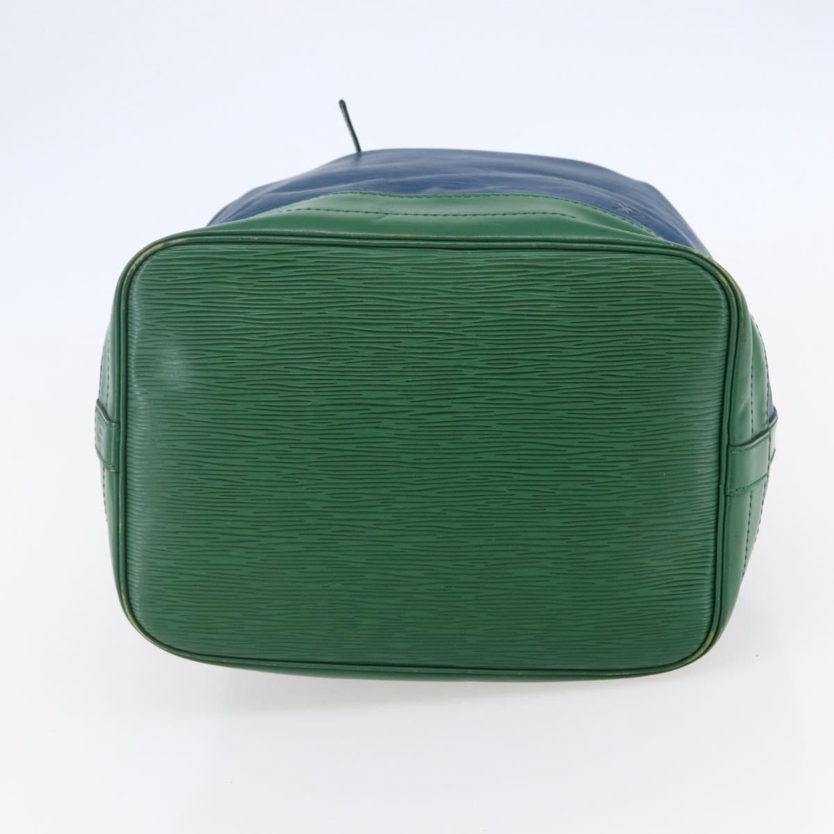 LOUIS VUITTON Epi Noe Shoulder Bag Bicolor Green Blue M44044 LV Auth 145454